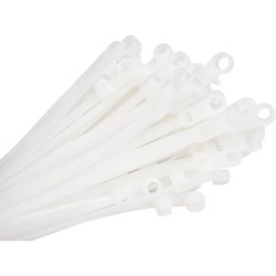 Нейлоновые стяжки под винт SUPRLAN 3.6х150 мм белая - фото 16793615