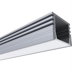 Прямой глубокий алюминиевый профиль для светодиодной ленты Apeyron 08-09 - фото 16795729