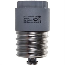 Переходник для цоколей Uniel LH40-27L BASE ADAPTOR - фото 16796422