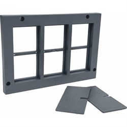 Приборная рамка напольного лючка KOPOBOX 80 KOPOS PP 80/45/6_LB - фото 16797710