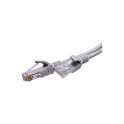 Патч-корд SUPRLAN UTP 6 4x2 24AWG (7x0.2мм) Cu LSZH серый 2м - фото 16799184