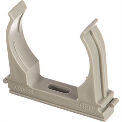 Держатель-клипса для труб Экопласт CF50G - фото 16799361