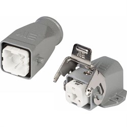 Прямоугольный промышленный разъем Mete Enerji H3A-BM-FF - фото 16800135