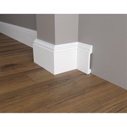 Ударопрочный влагостойкий напольный плинтус под покраску Decor-Dizayn DD31 - фото 16803579