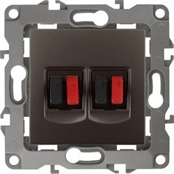 Двойная розетка аудио ЭРА 12-3112-13 - фото 16804000