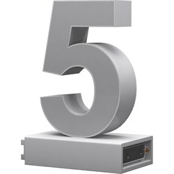Светодиодная цифра ABCMIX 5 - фото 16804472