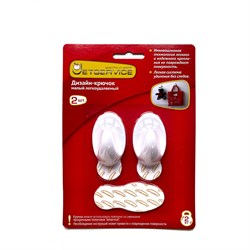 Малый легкоудаляемый дизайн-крючок Jetservice 77782 - фото 16804827