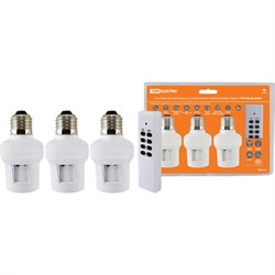 Цоколь TDM ELECTRIC диммер ПУ3-П2.3-Е27 - фото 16805015