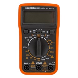 Цифровой мультиметр HARDEN 661002 - фото 16805136