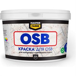 Акриловая краска для OSB плит для наружных и внутренних работ MASTERFARBE 4631168416554 - фото 16805303