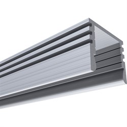 Глубокий прямой алюминиевый профиль для светодиодной ленты Apeyron 08-10-01 - фото 16807745