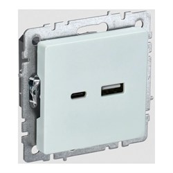 Розетка usb IEK Brite - фото 16808197
