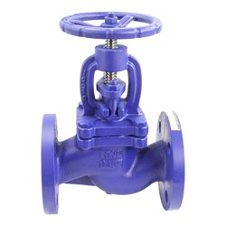 Чугунный фланцевый сальниковый запорный клапан DN.ru 215a - фото 16808882