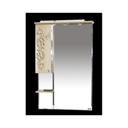 Левый зеркальный шкаф MISTY Бабочка-75 - фото 16809178