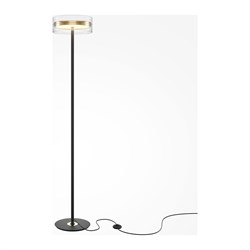 Напольный светильник MAYTONI (торшер) Dress code Металл Черный и Латунь - фото 16809796