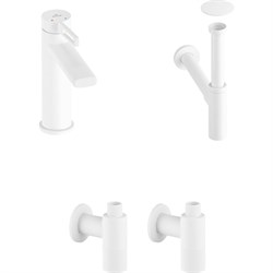 Смеситель для раковины в ванную комнату Wellsee ONCE! and forever - фото 16811118