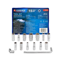Набор глубоких головок Forsage F-4157(58290) - фото 16812064