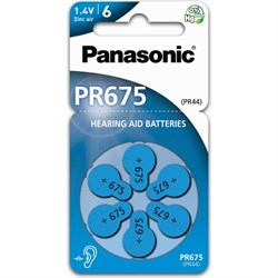 Батарейка Panasonic PR - 675 H - фото 16812753