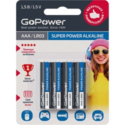 Батарейка GoPower LR03 - фото 16812925
