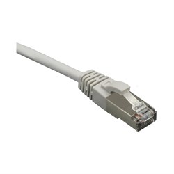 Патч-корд SUPRLAN FTP 6 4x2 24AWG (7x0.2мм) Cu LSZH серый 1м - фото 16813072