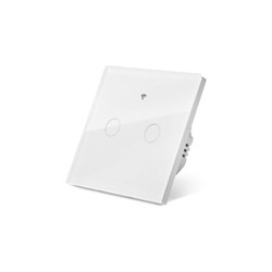 Двухклавишный сенсорный выключатель ONVIZ ONVIZ белый - фото 16814951