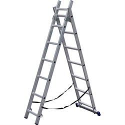 Двухсекционная алюминиевая лестница SMARTY SN011-207 - фото 16816283