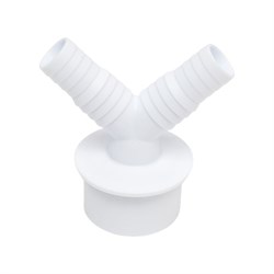 Переходник для подключения сливного шланга стиральной или посудомоечной машины СУПРИМПЛАСТ 4P_202350V_02 - фото 16817249