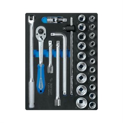 Ложемент для набора торцевых головок 1/2" с принадлежностями 9-4527MRV02 KING TONY 859452732B02 - фото 16818811