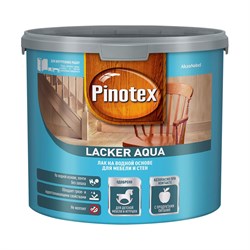 Лак для мебели и стен для внутренних работ Pinotex LACKER AQUA 10 - фото 16821751