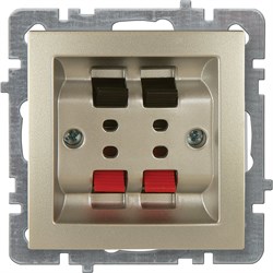 Двухместная механизм и накладка розетки Nilson TOURAN-ALEGRA-THOR - фото 16824212