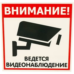 Табличка Контур Лайн ВИДЕОНАБЛЮДЕНИЕ - фото 16825806