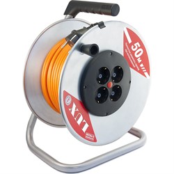 Силовой удлинитель на катушке LUX К4-Е-50 - фото 16825823