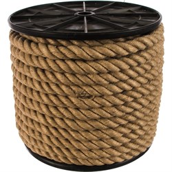 Крученая трехпрядная джутовая веревка ЩИТ Д - фото 16827464