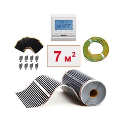 Пленочный электрический теплый пол ТеплоСофт 7м.кв./эл - фото 16828439