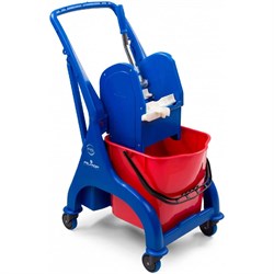 Пластиковая многофункциональная уборочная тележка filmop 7962A/I - фото 16828581
