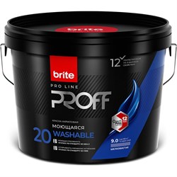 Интерьерная моющаяся краска Brite PROFESSIONAL - фото 16828879