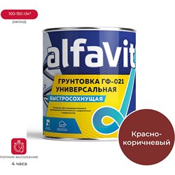 Быстросохнущий грунт ALFAVIT Альфа ГФ-021 - фото 16829828