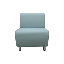 Одноместная секция дивана Мягкий Офис ментоловая - фото 16830872