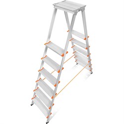 Алюминиевая стремянка Эйфель Мастер - фото 16831035