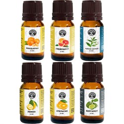 Натуральные эфирные масла для бани Бацькина баня Цитрусовый микс Бодрость - фото 16831471