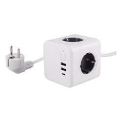 Удлинитель ROCKETSOCKET Cube Extended 4 Euro - фото 16833265