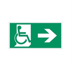 Пиктограмма для аварийно-эвакуационного светильника giant/vision/twofold/evade VARTON V5-EM03-60.003.030 - фото 16839840