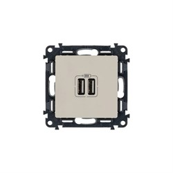 Двойная USB розетка Legrand Valena Life - фото 16840914