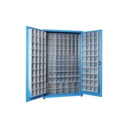 Шкаф Sembol Plastik TDK1 комплект/275 ящиков, 1150x400x1830 мм, синий - фото 16841737