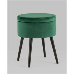 Пуф Стул Груп Клайс с ящиком для хранения, велюр зеленый - фото 16841747