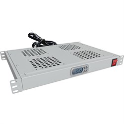 Модуль вентиляторный NTSS крепление на 19 1U, 4 элемента, электронный термоконтроллер, цифровой термодатчик, серый RAL 7035 -F - фото 16842970