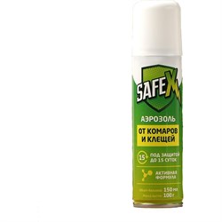 Аэрозоль от клещей и комаров SAFEX 4003611 - фото 16843050