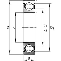 Подшипник SNR 6205ZZ - фото 16844919