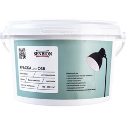 Интерьерная акриловая краска для OSB SENBION S-Кр-15229/2,5 - фото 16845550
