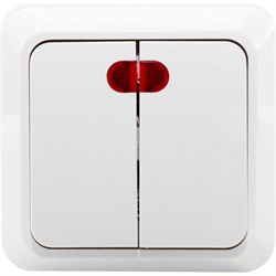 Двухклавишный выключатель Jilion 9533416 - фото 16845617